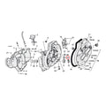 Sprocket shaft bearing spacer shim .114" — 77-03 XL Sportster (NU)