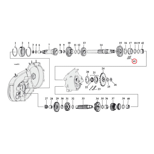 Transmission roller +.0008"