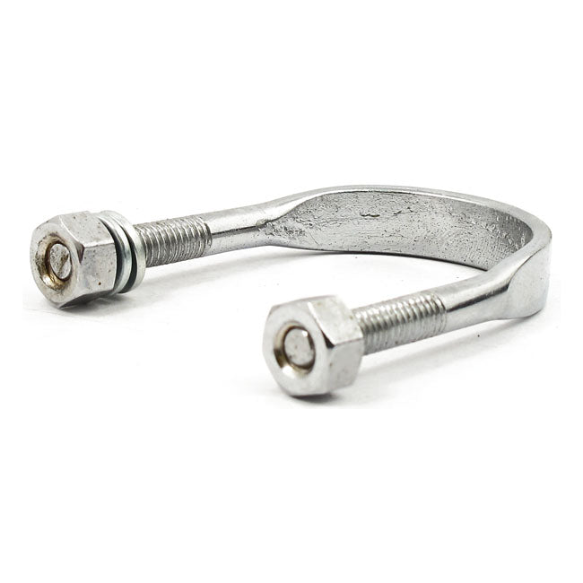 U-bolt kit, jiffy bracket. With nuts. Chrome
