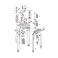 Washer lock, softail springer fork