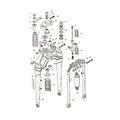 Bushing spring rod Softail springer fork