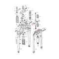 Spring seat & travel bumper kit, Softail Springer fork