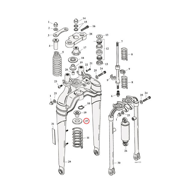 Spring cup, compression spring