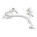 Clip, handlebar, brake cable, all, chrom