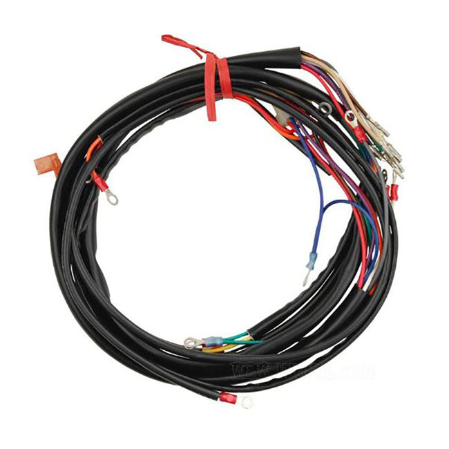 OEM style main wiring harness. XLCH — 1977 XLCH (NU)