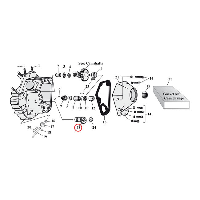 S&S, steel breather valve. STD — 36-47 Big Twin (NU)