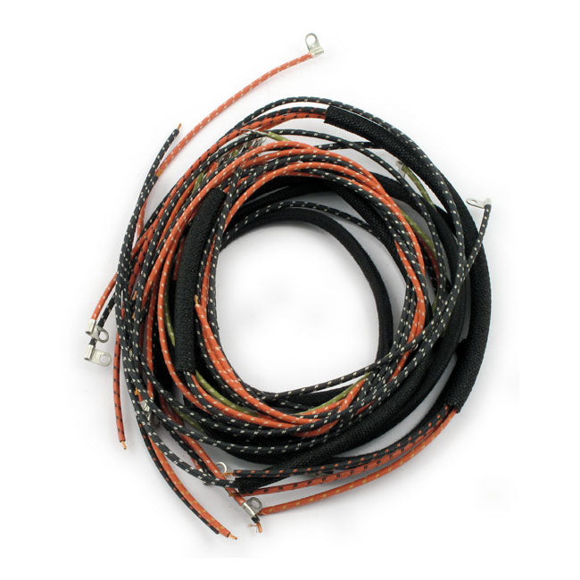 OEM style main wiring harness, complete set. UL, EL, FL — 38-46 UL; EL; FL models (NU)