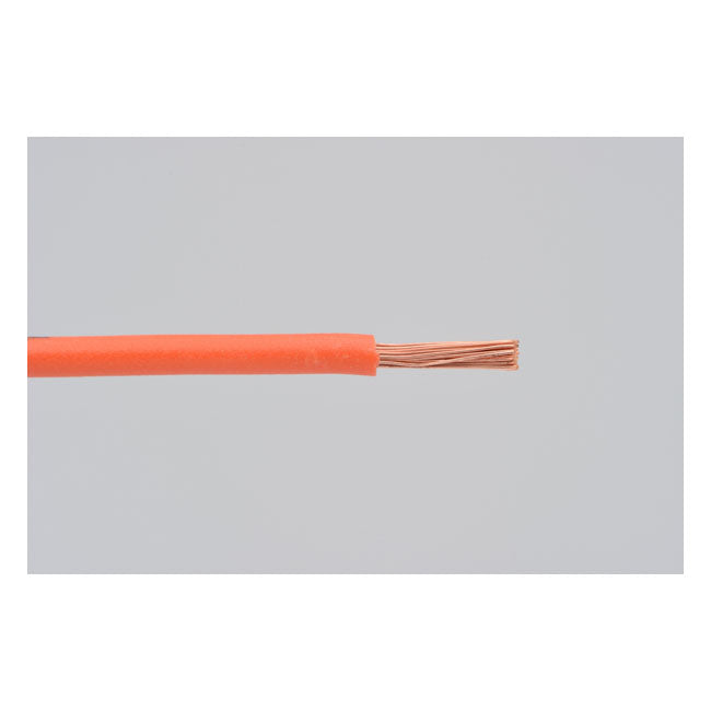 Electrical wire. 2 meter 0.75sq. orange