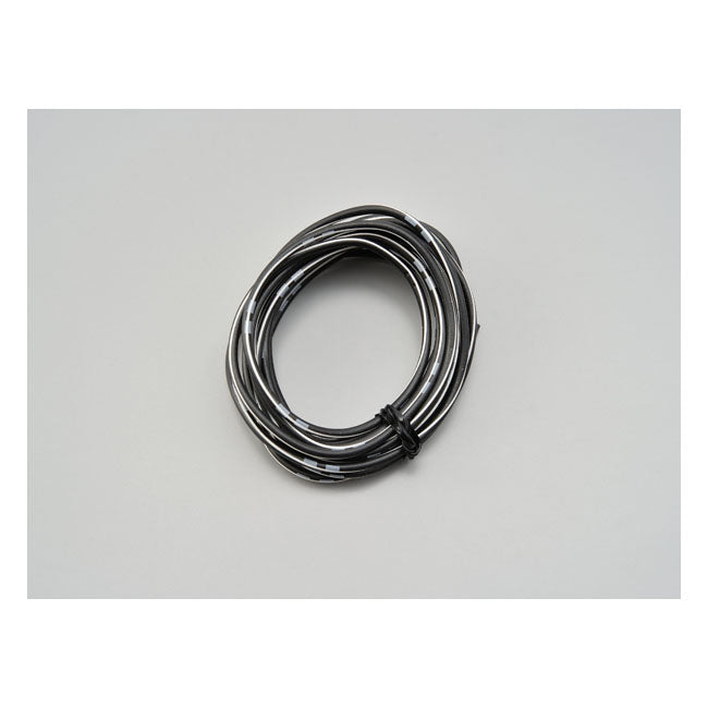 Electrical wire. 2 meter 0.75sq. Black/white