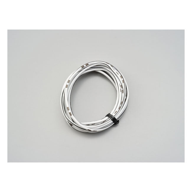 Electrical wire. 2 meter 0.75sq. White/black