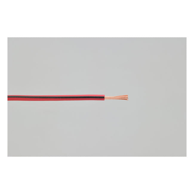 Electrical wire. 2 meter 0.75sq. Red/black