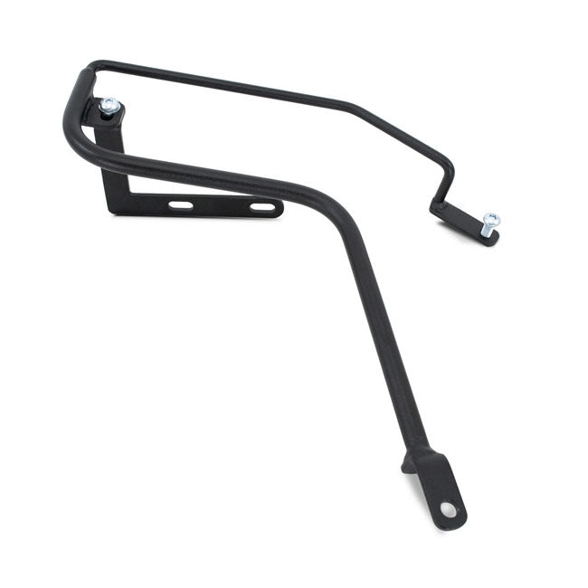 LongRide, saddlebag holder. Black — Royal Enfield: 18-22 Interceptor 650; 14-22 Continental GT 650