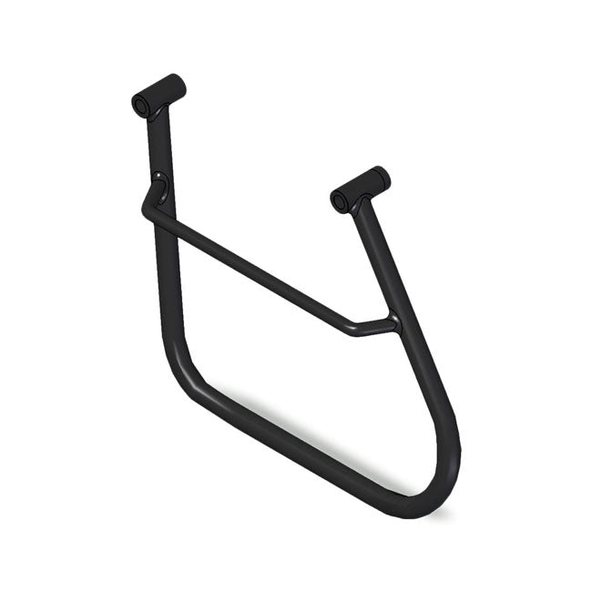 LongRide, saddlebag holder. Black — Royal Enfield: 21-22 Meteor 350