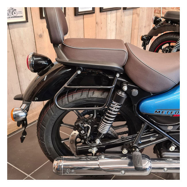 LongRide, saddlebag holder. Black — Royal Enfield: 21-22 Meteor 350