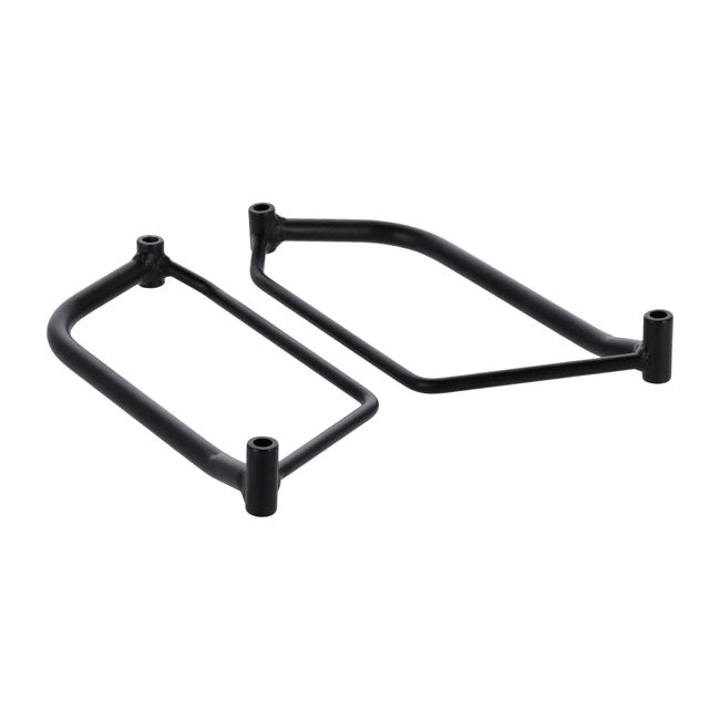 LongRide, saddlebag holder. Black — Indian: 18-22 Scout Bobber