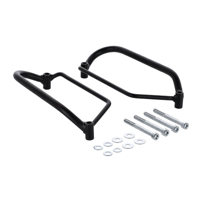 LongRide, saddlebag holder. Black — Indian: 21-22 Chief Bobber; Dark Horse