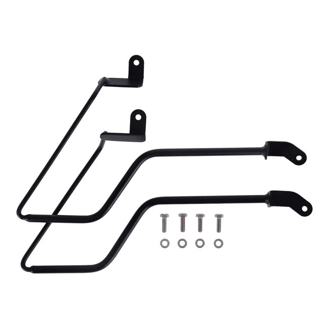 LongRide, saddlebag holder. Black — Triumph: 16-22 Bobber 1200