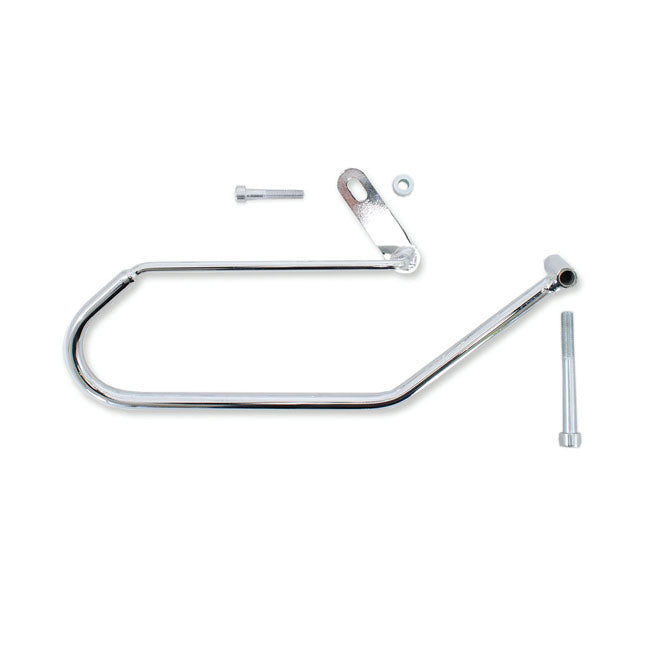 LongRide, saddlebag holder. Chrome — Triumph: 21-22 Speedmaster Bonneville