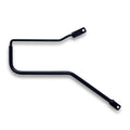 LongRide, saddlebag holder. Black — Triumph: 2022 Bonneville T100; T120 - Street Twin - Street Cup. Thruxton; Speed Twin: use the delivered extenders at top side of brackets.