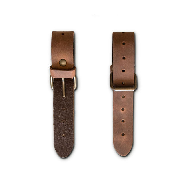 Longride, saddlebag belt extender. Brown