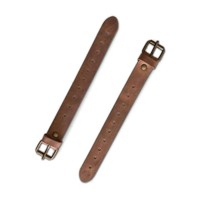 Longride, saddlebag belt extender. Brown