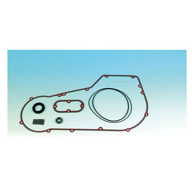James, primary cover gasket & seal kit. Inner/outer — 89-06 Softail; 91-05 Dyna (NU)