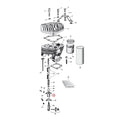 Tappet block set (2), rear. Zinc plated