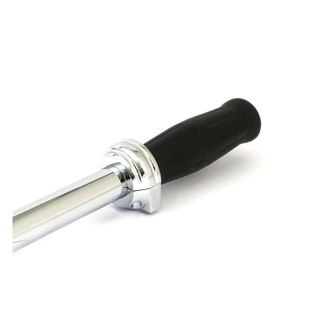Custom throttle clamp, dual cable — 81-95 Big Twin; XL Sportster (NU)