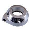 Custom throttle clamp, dual cable — 81-95 Big Twin; XL Sportster (NU)