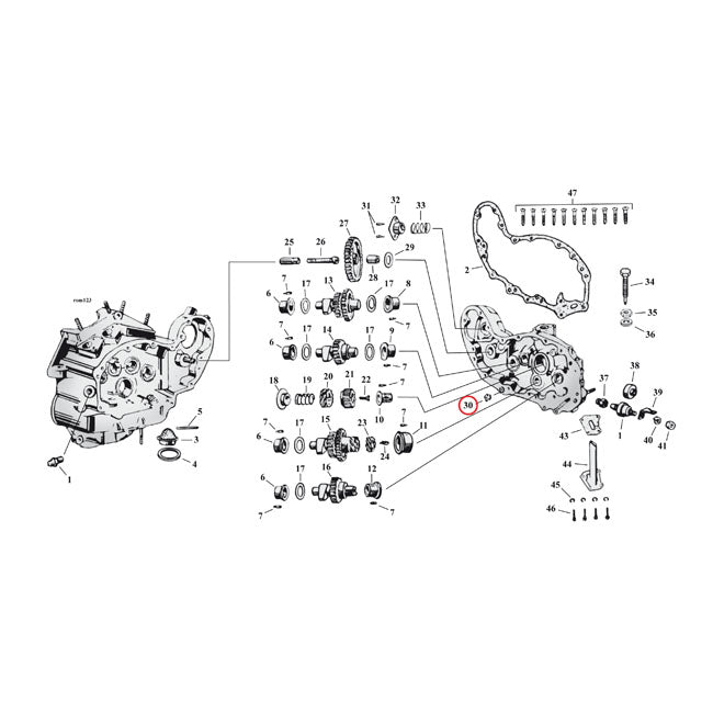 Breather valve, gearcover