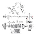 Lockwasher, clutch release lever — 41-43 45" W models; 41-73 G (SERVI-CAR) (NU)