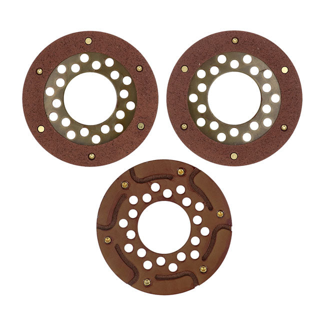 Friction disc set, clutch