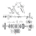 Repl. linings, friction discs