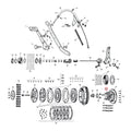 Stud, clutch hub (short)