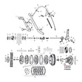 Stud, clutch hub (long)