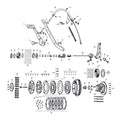 Bearing plate, clutch hub