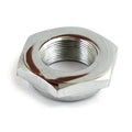 Springer fork stem nut. Chrome — 29-73 45" Flathead (NU)