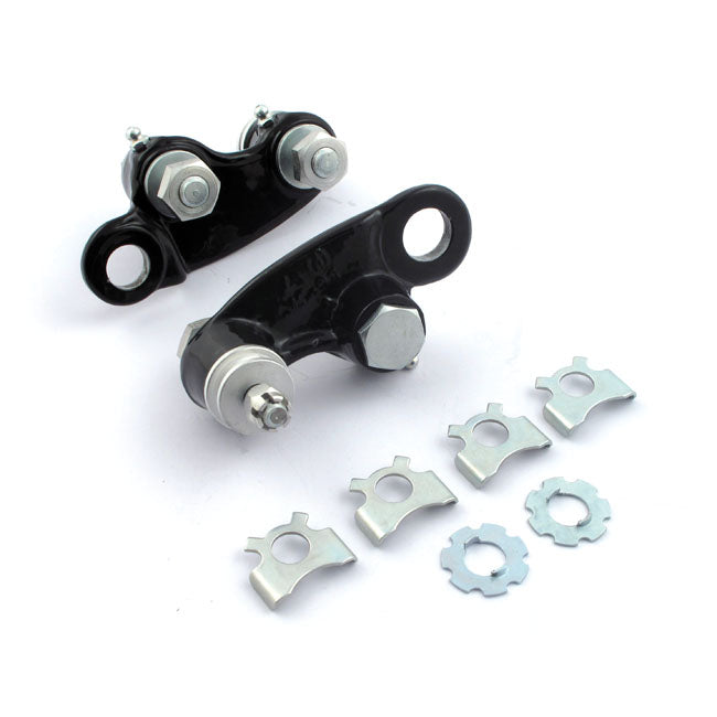 Replacement rocker set for STD to +12" Springer forks. Black