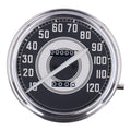 FL speedometer, ''41-45 face'', silver/black. 2:1 mph — 971496