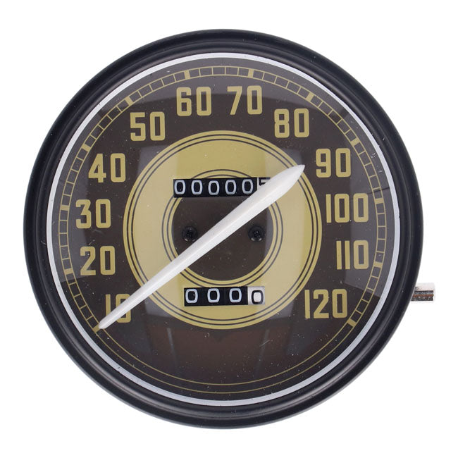 FL speedometer, ''41-45 face'', green army. 2:1 MPH