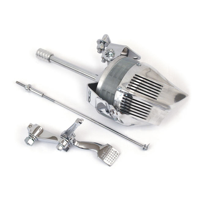 Mechanical siren kit, rear wheel — 73-84 Big Twin FL; FLH (swingarm models) (NU)