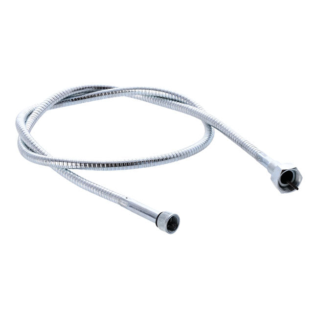 Speedo cable, rear wheel drive. Metal housing — 37-52 45" Flatheads. With stock and reproduction speedometers