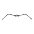 Early springer handlebar, inline, chrome — Custom H-D with early OEM or reproduction in-line Springer forks