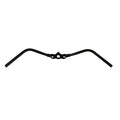 Early springer handlebar, inline, black — Custom H-D with early OEM or reproduction in-line Springer forks