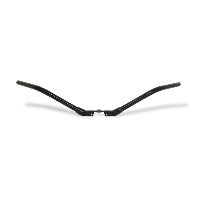 Early springer handlebar, offset, black — Customs with +8" up to +18" o.s. reproduction early Springer forks with positive offset