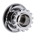 Stem crown nut, Springer forks. Chrome — 39-48 Big Twin (NU)
