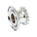 Stem crown nut, Springer forks. Chrome — 39-48 Big Twin with early Springer forks with late style Timken conical bearings (NU)
