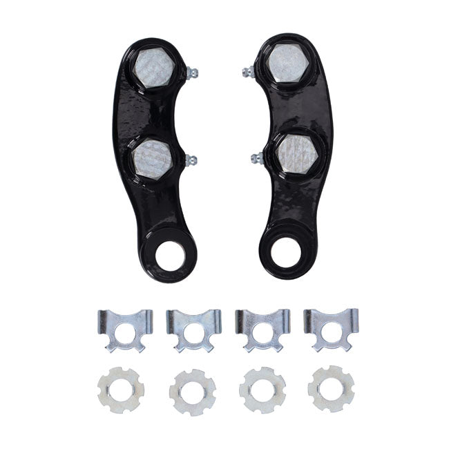 Replacement rocket set for +16" & +20" Springer forks. Black