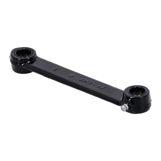 Front brake shackle for Springer forks, black — WLC/Big Twin/Servi models