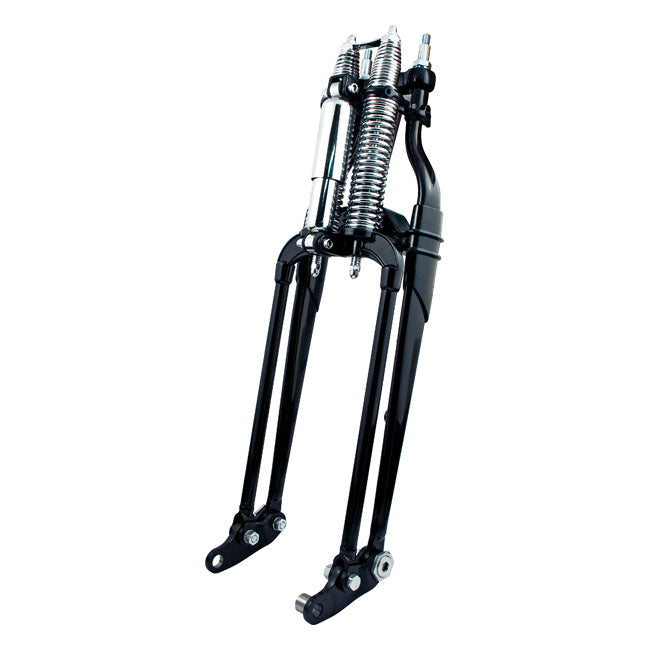 Reproduction FLST Softail Springer fork. Black/Chrome